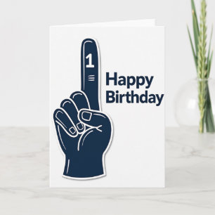 Milestone One Birthday Card