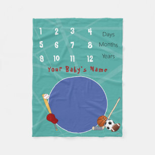 Milestones Baby Blanket HAMbyWG 