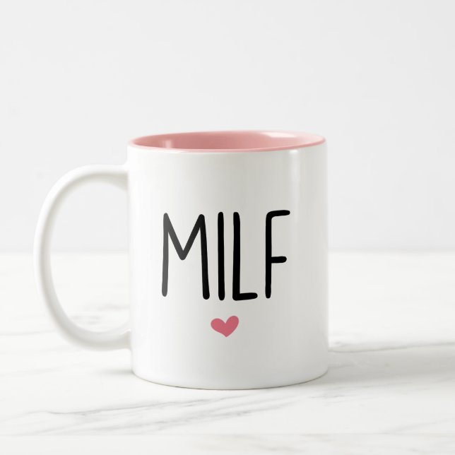 MILF Félicitations Mug café, MILF (Gauche)
