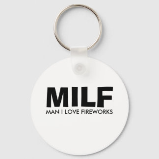 MILF - MAN I LOVE FIREWORKS KEYCHAIN
