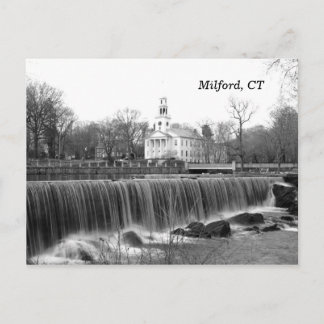 Milford, CT Duckpond Carte postale