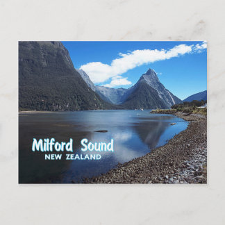 Milford Sound, New Zealand Postcard
