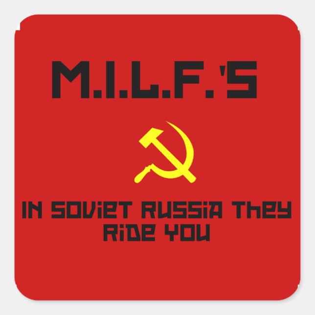 MILFS - Russia Sticker (Front)