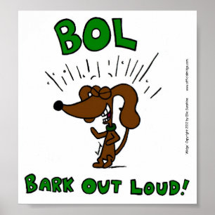 Milieu "BOL : BAROUT LOUD" Poster Imprimer