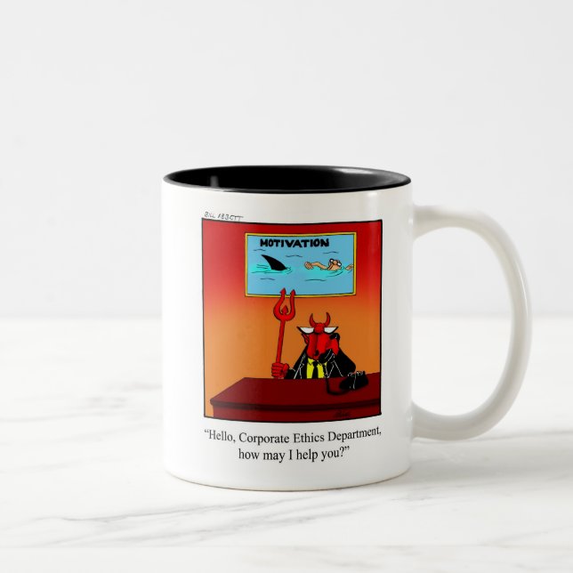 Milieu de travail amusant Mug d'éthique d'entrepri (Droit)