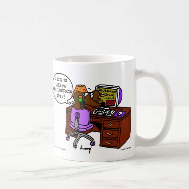 Milieu Stock Portfolio Mug (Droite)
