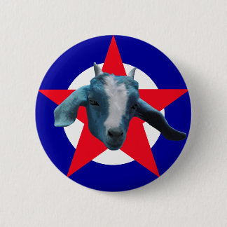 Militant Goat 2 Inch Round Button