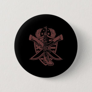 Military 2 Inch Round Button