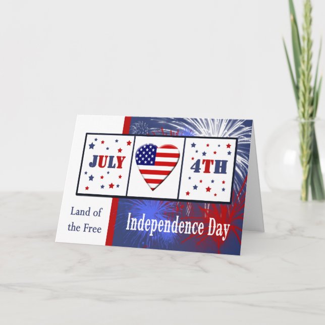 Military 4th of July Card (Front)