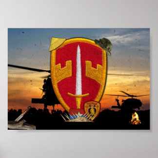 Military Advisors MACV Vietnam Nam War Patch Poster