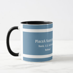 Military Air Force Defence emblem personalize Mug