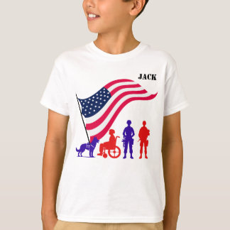 Military Appreciation Custom Boy's T-Shirt