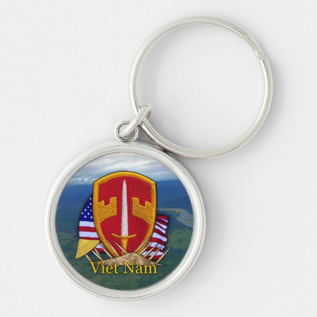 Military Assistance Command Vietnam MACV Keychain (Front)