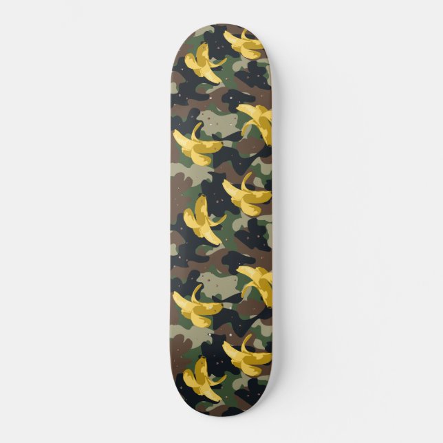 Military bananas_dense pattern skateboard (Front)