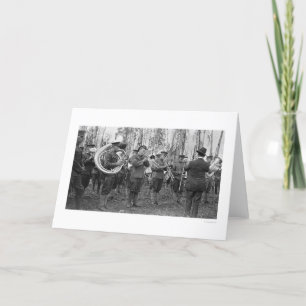 Military Band Alaska 1920 Card