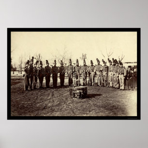Military Band of the Veteran Reserve Corps 1865 Poster