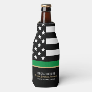 Military Basic Training Patriotic Graduation Party Bottle Cooler