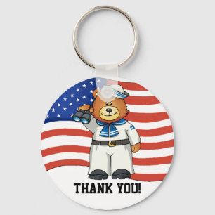 Military Bear - SRF Keychain