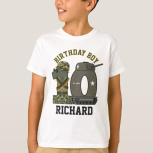 Military Birthday Boy Tenth Soldier T-Shirt