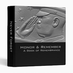 Military Book of Remembrance Binder