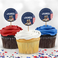 Military Boots Flag BLUE Going Away Party Picks