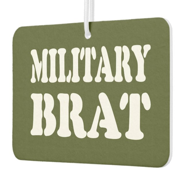 MILITARY BRAT AIR FRESHENER (Left)