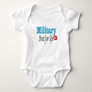 military brat baby bodysuit