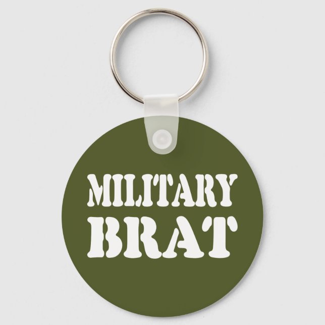 MILITARY BRAT KEYCHAIN (Front)