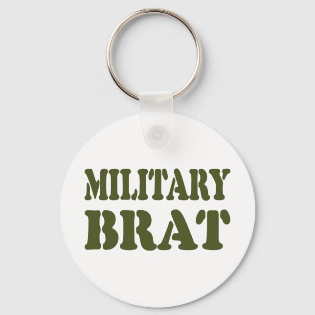 MILITARY BRAT KEYCHAIN (Front)