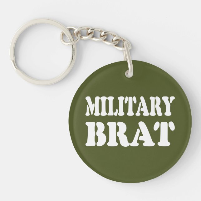 MILITARY BRAT KEYCHAIN (Front)