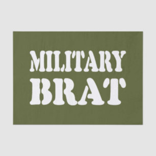 MILITARY BRAT TISSUE PAPER