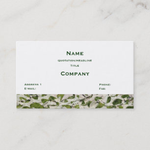 Military business card