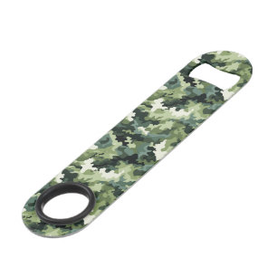 Military Camo Bottle Opener Bar Key
