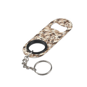 Military Camo Bottle Opener Keychain Bottle Opener