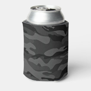military camo dark evening can cooler