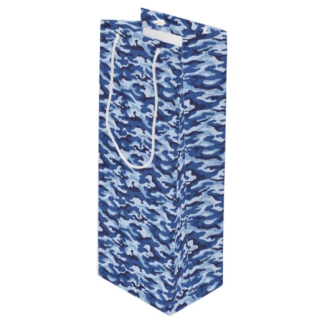 Military Camo Gift Bag (Front Angled)