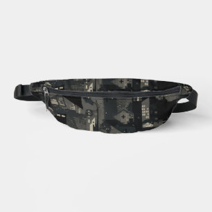 Military Camo Pattern Urban Environments Fanny Pack