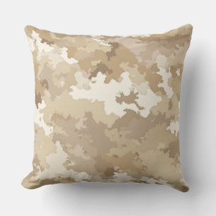 Military Camo Print Accent Pillow