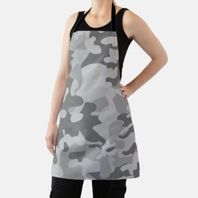 Military camo slate grey coastal grey silver      apron (Insitu)