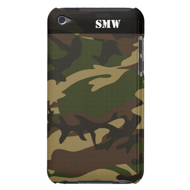 Military Camoflauge Camo Green Personalized Case-Mate iPod Touch Case (Back)