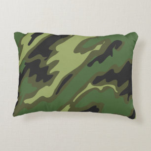 Military Camouflage Accent Pillow