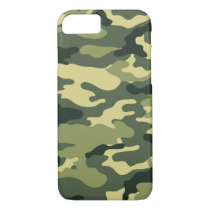 Military Camouflage Army Green design iPhone Case