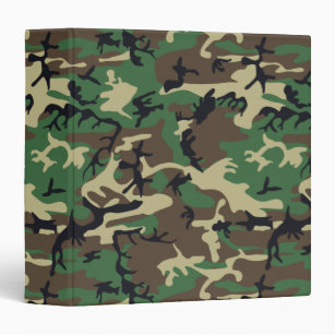 Military Camouflage Binder