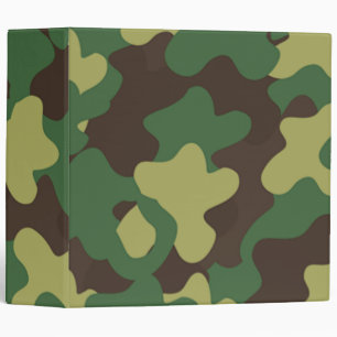 Military Camouflage Binder