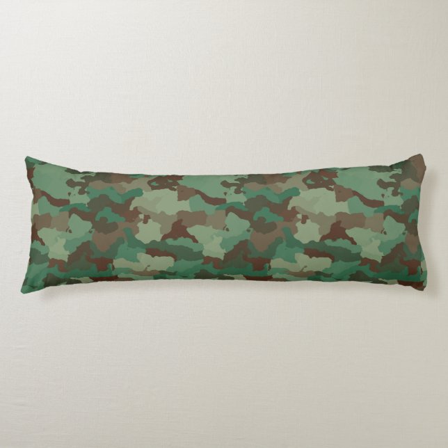 military camouflage body pillow (Front)