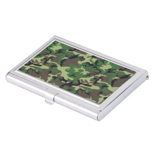 Military Camouflage Business Card Holder