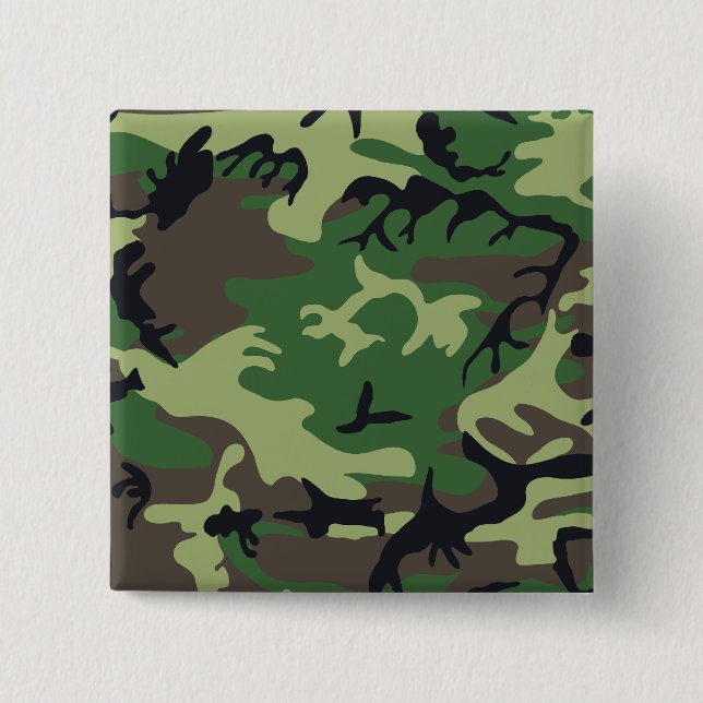 Military Camouflage Button (Front)