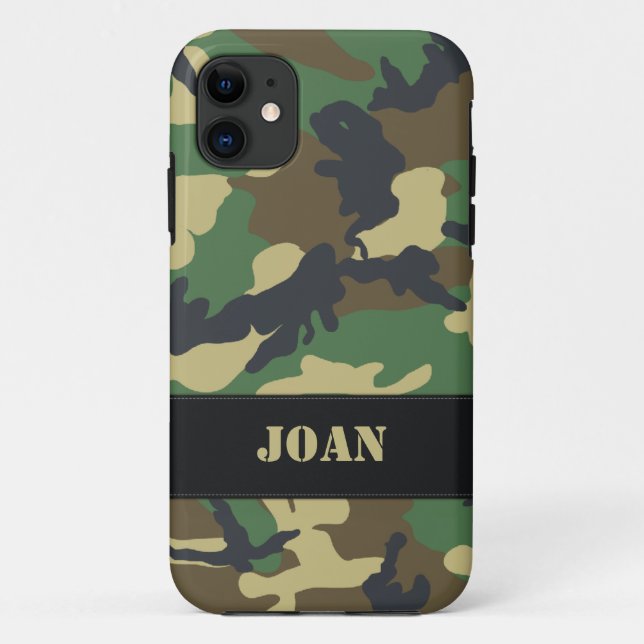 Military Camouflage Case-Mate iPhone Case (Back)