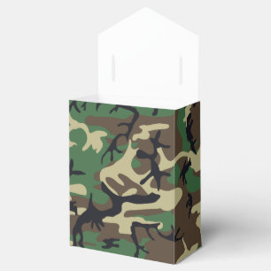 Military Camouflage Favor Box