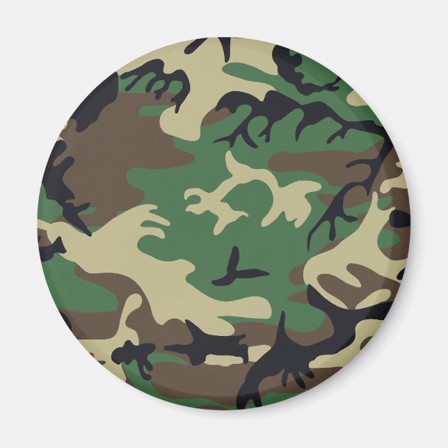 Military Camouflage Magnet (Front)